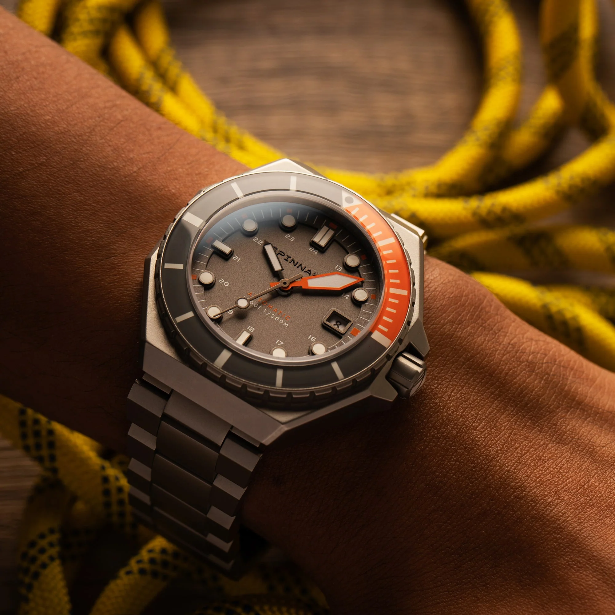 Dumas Gray Dial / Orange / Stainless Steel | Gray Dial - Image 11