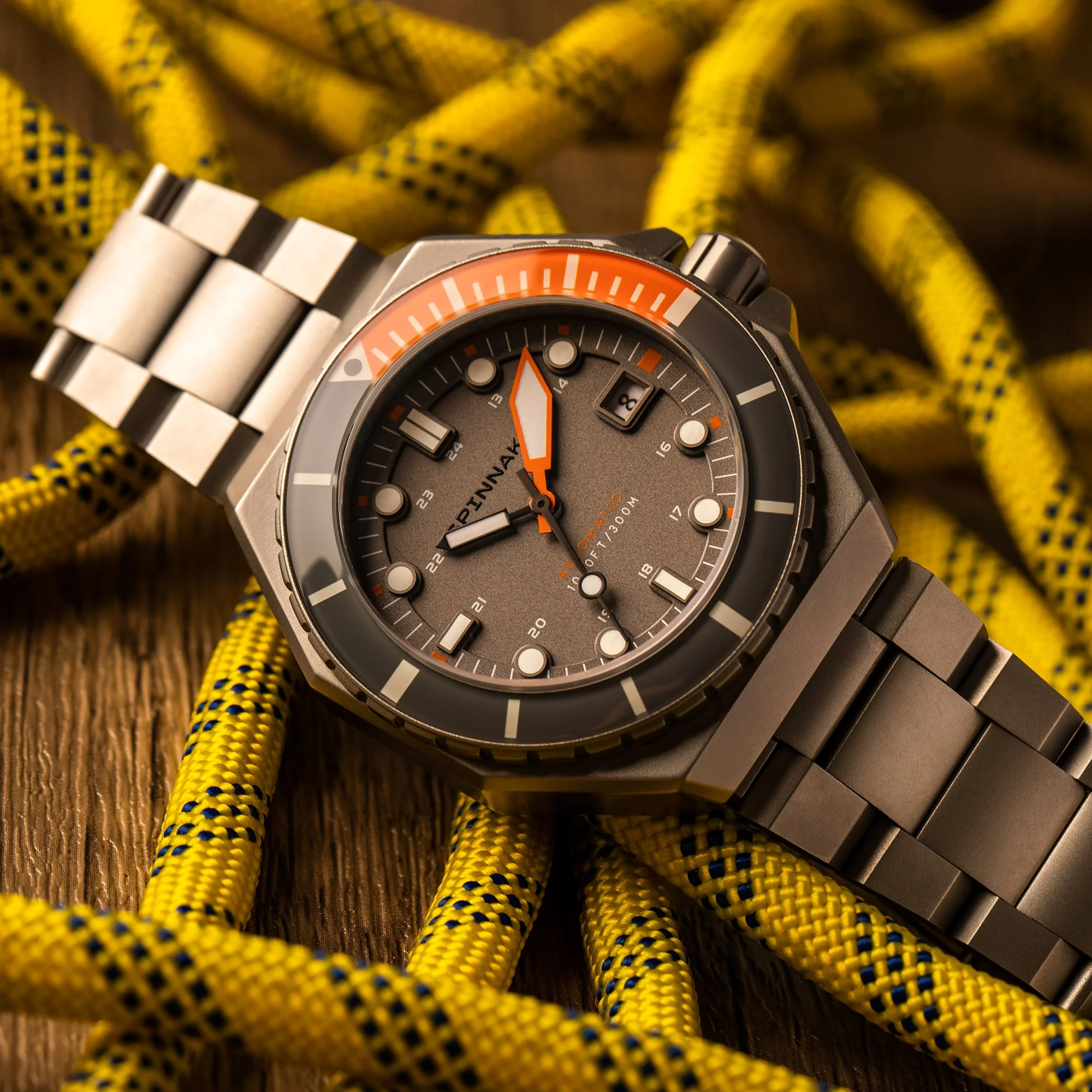 Dumas Gray Dial / Orange / Stainless Steel | Gray Dial - Image 18