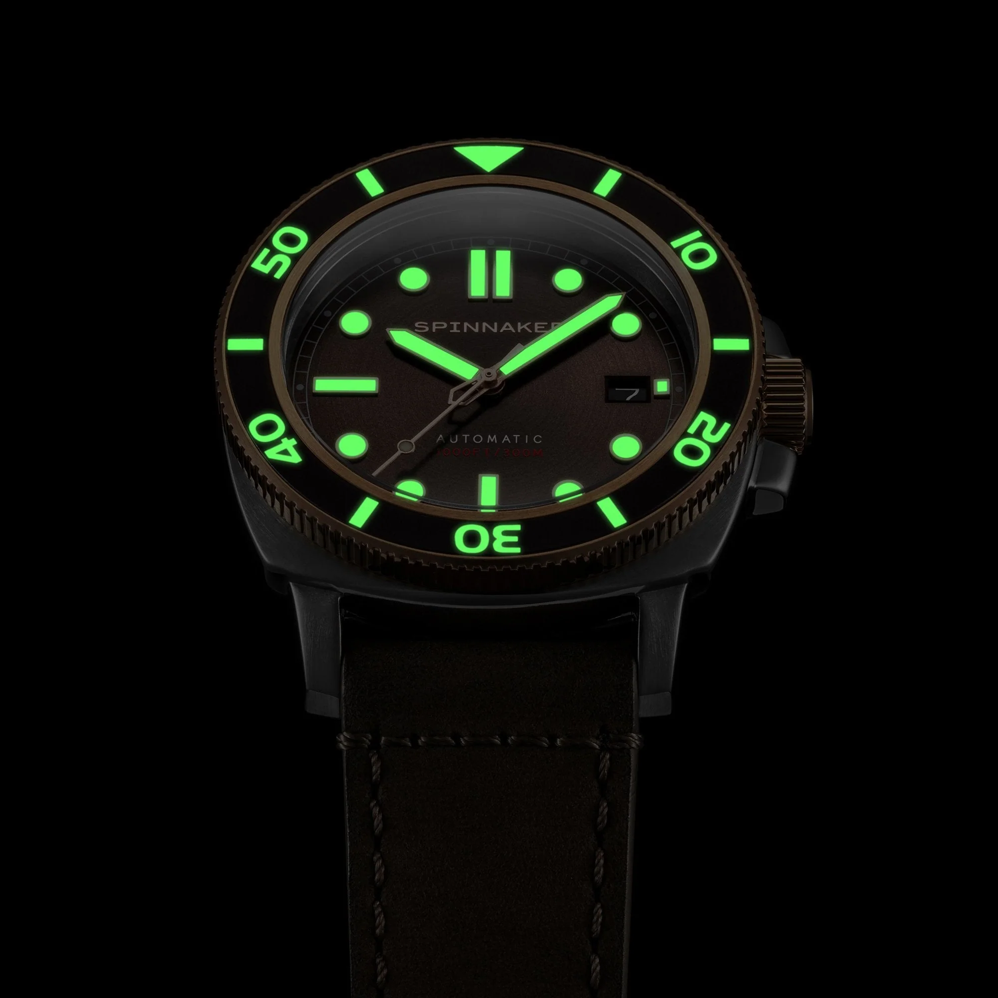 Hull Diver Blue / Leather | Blue Dial - Image 6