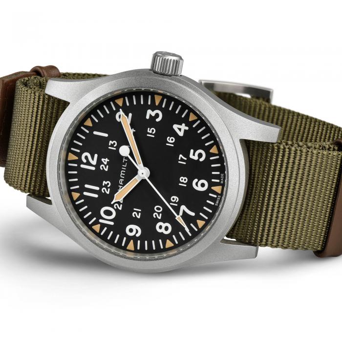 KHAKI FIELD MECHANICAL 42MM Black / Nylon | Black Dial - Image 3