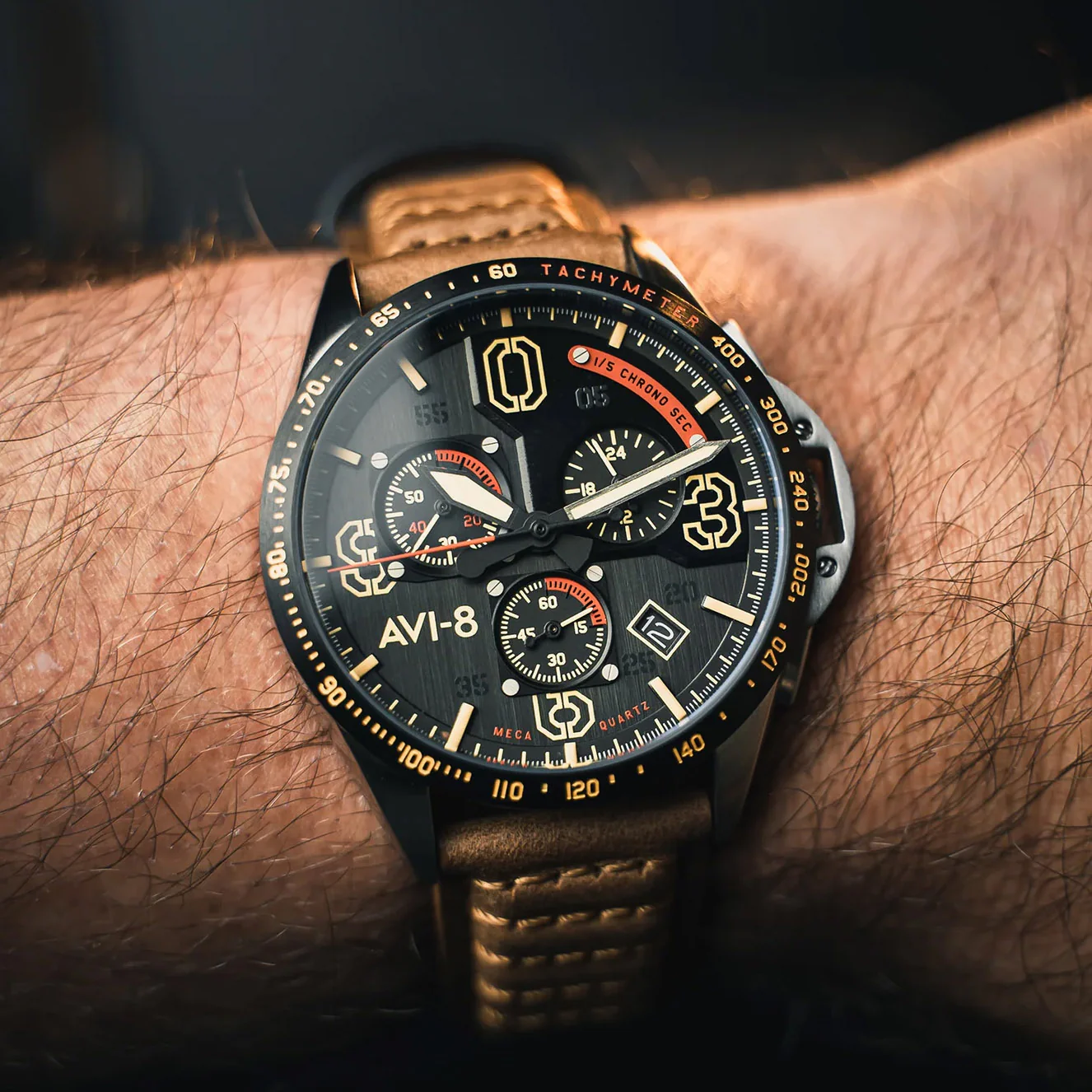 P-51 Mustang Blakeslee Chronograph | Black Dial - Image 39